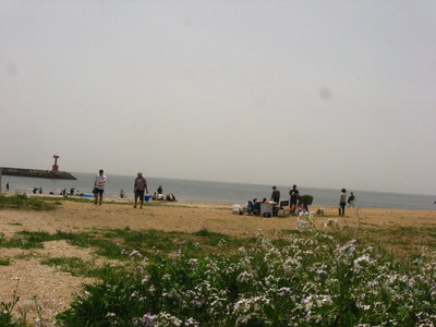 〇 大潮なのに少ない人でだ、いつもは大勢なのに