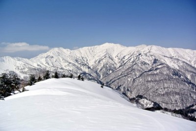 丸山からの別山展望