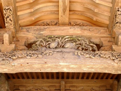 栗穂に鶉（ウズラ）