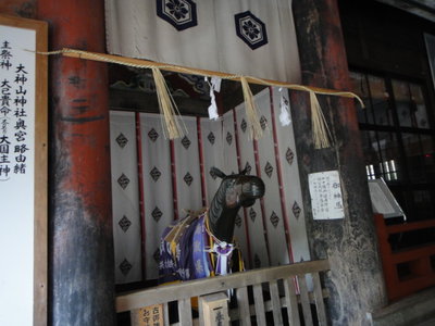 大山神社の馬