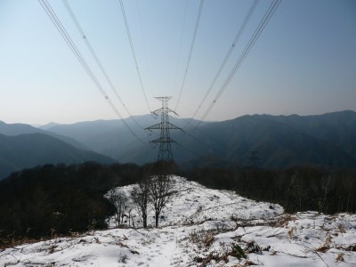 送電線尾根