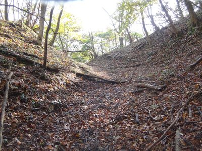 旧道らしき溝構造
