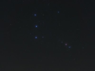 オリオンのベルト　三つ星