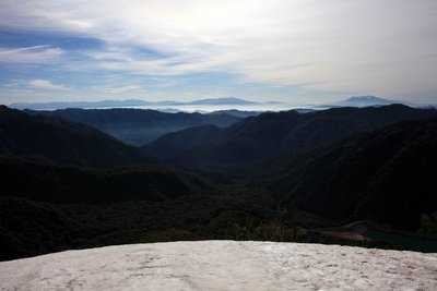 北アルプスから乗鞍、御嶽山眺望