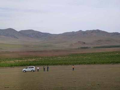 大興安嶺を望む