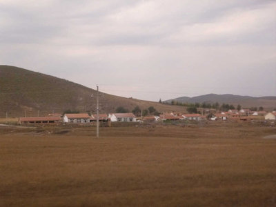 内モンゴルの農村風景