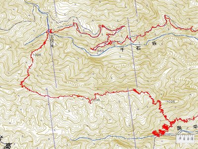 20130928ナズナさんに案内されて下山ＧＰＳ軌跡