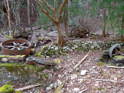 北山索道古和谷駅跡。