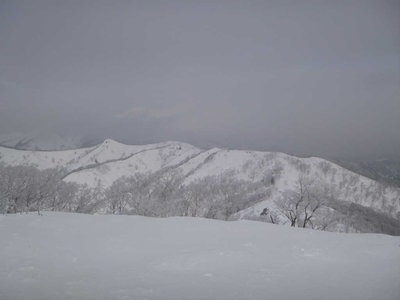 大日ヶ岳から天狗山への稜線