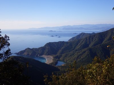 芦浜、紀伊の松島、奥熊野の山々。