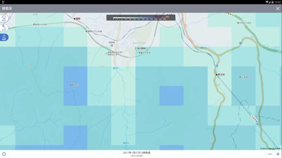 全画面表示で拡大率最大の場合。