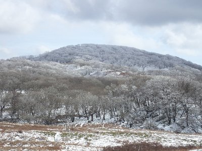 丸山の雪景色