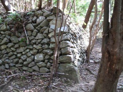 米子集落の石垣