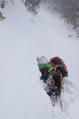 藤内沢への入り口
