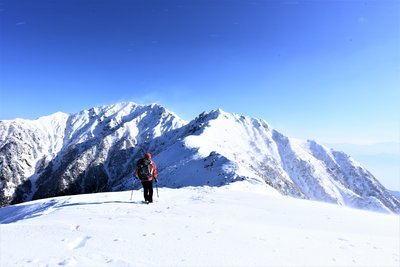 仙涯嶺と南駒ヶ岳