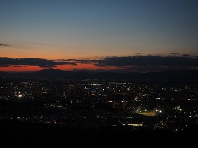 高良神社からの夕景
