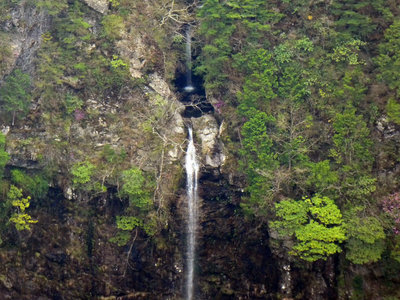 風折滝上部の滝つぼ
