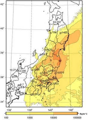 原研セシウム汚染地図