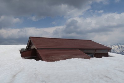 5年前の避難小屋