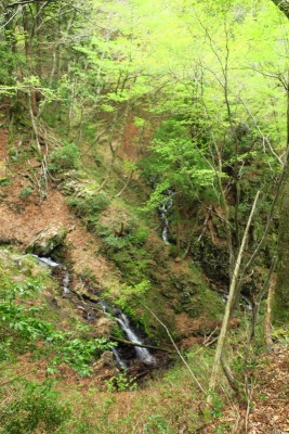 上の二俣の高巻き