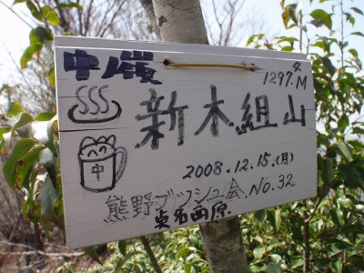 新木組山(中ノ嶺）