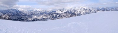 白山から野伏ヶ岳