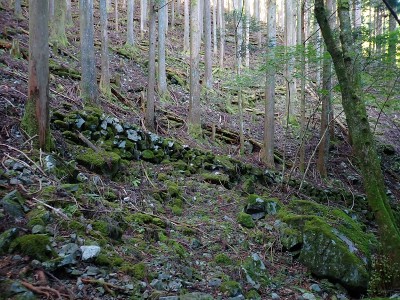 若宮越の石積み
