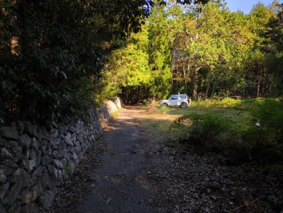 新桑竈集落奥の空地