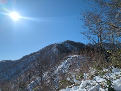 リフト頂上より毘沙門岳