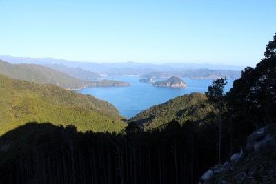 尾南曽鼻方面　頂山から