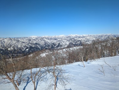 越美国境の山々