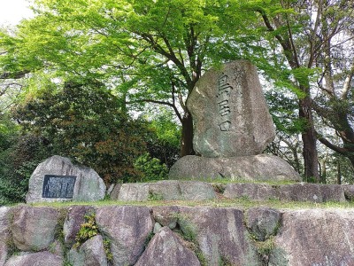 嶽不動鳥居口の石碑