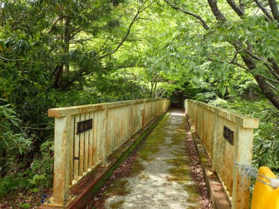 P5020014.jpg (137.44 KiB) 閲覧された回数 4367 回 舟戸集落から山道への橋