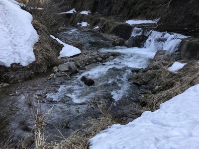 坊主尾根の渡渉