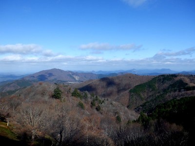 11/22木梶馬駈ケ場下から見た高見山・曽爾