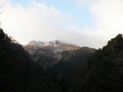 千秋林道から檜塚