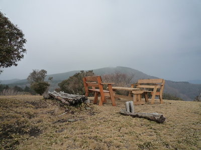 P785のベンチからみた経ヶ峰