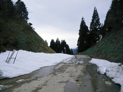 ミノガ峠から西方向