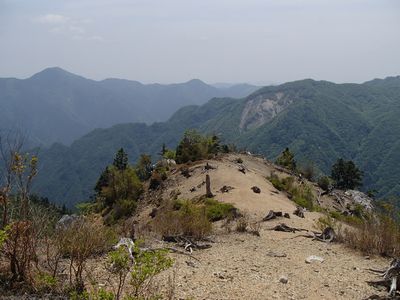 父ヶ谷へ突き出た台地