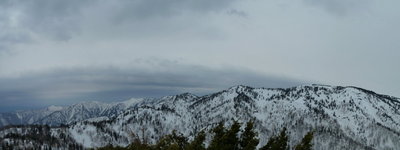 籾糠山頂から猿ヶ馬場、御前岳、栗ヶ岳