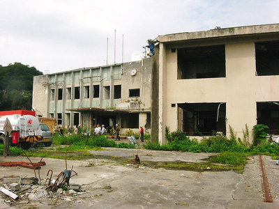 ●大槌は瓦礫も廃屋も残ったままだ