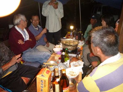 深夜まで続いた闇鍋オフ