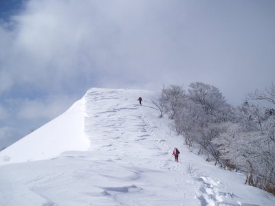8年前の豪雪の貝月山