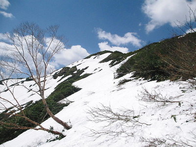 斜面トラバースはアイピケなしではヤバイな