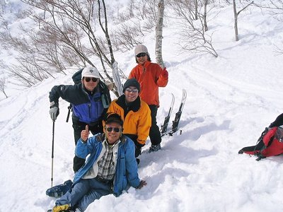 山スキーで再会しましょ