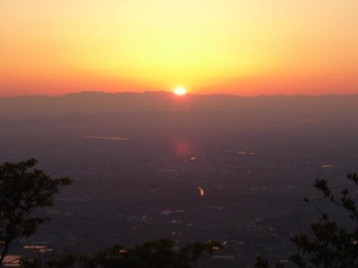 坂爪からの日の出