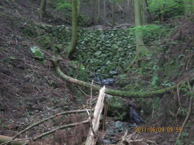 石垣状の砂防ダム