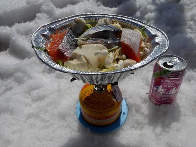 本日のランチは海鮮鍋