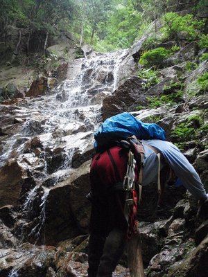 百間滝直下の滝