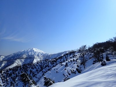 モッカ谷山あたりから荒島岳